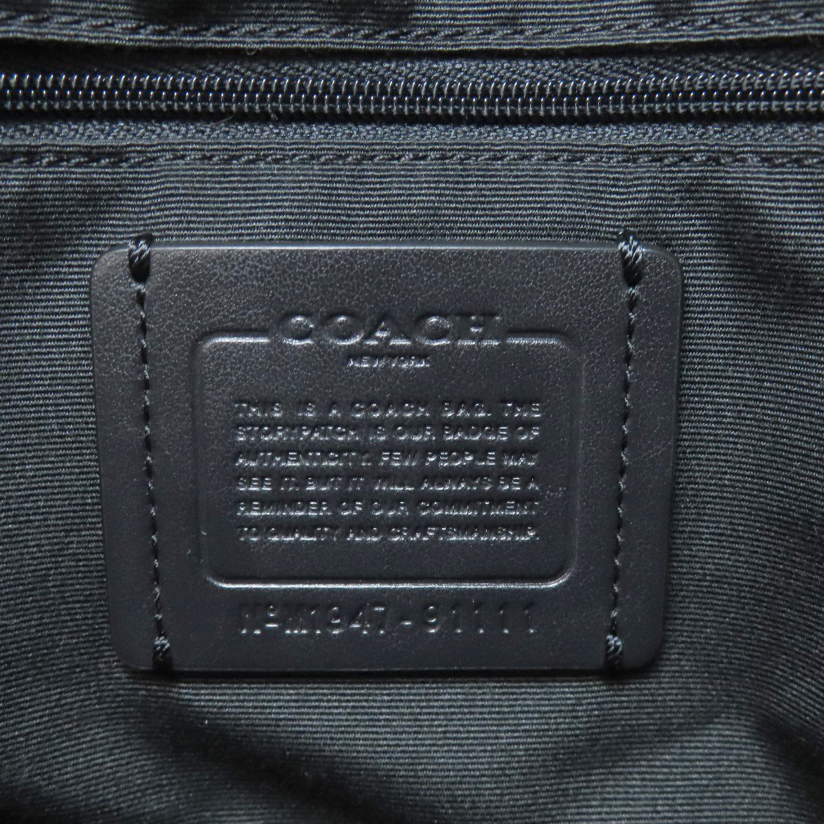 COACH 91111 Palm pattern Tote Bag Nylon Ladies [Used]