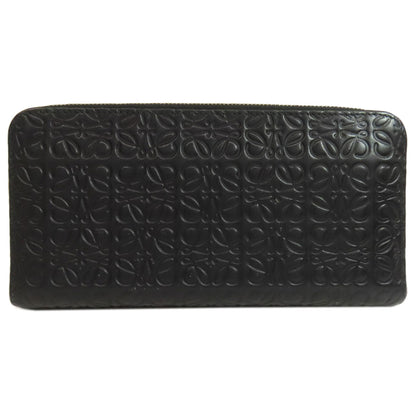 LOEWE Anagram embossing Long wallet (with coin pocket) Leather Ladies [Used]
