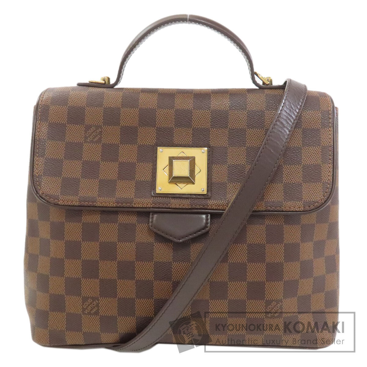 LOUIS VUITTON N41168 Bergamo MM Handbag Damier canvas Ladies [Used]