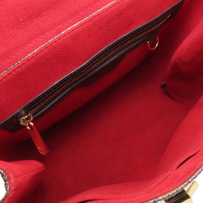 LOUIS VUITTON N41168 Bergamo MM Handbag Damier canvas Ladies [Used]