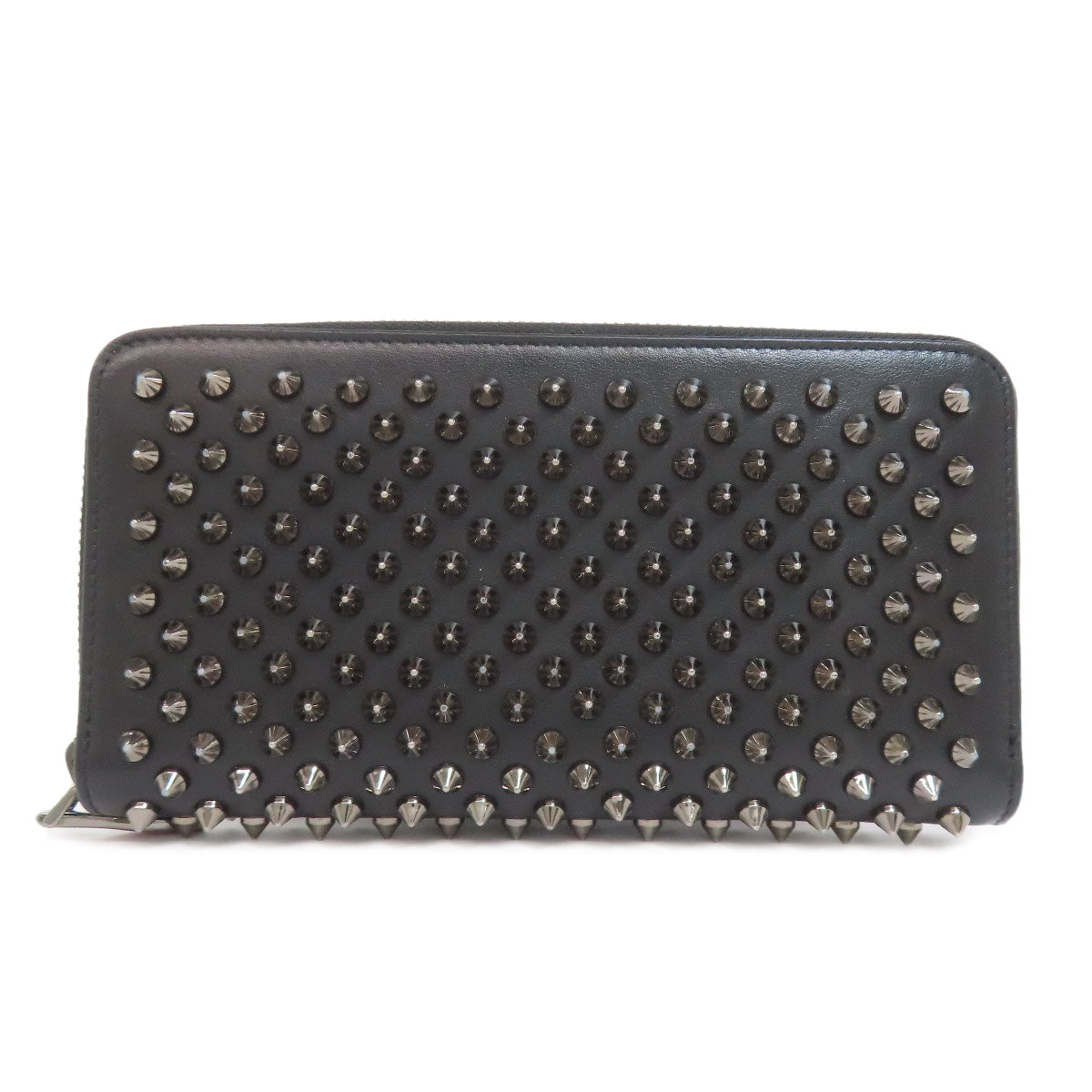 Christian Louboutin Studs Long wallet (with coin pocket) Calf Ladies [Used]