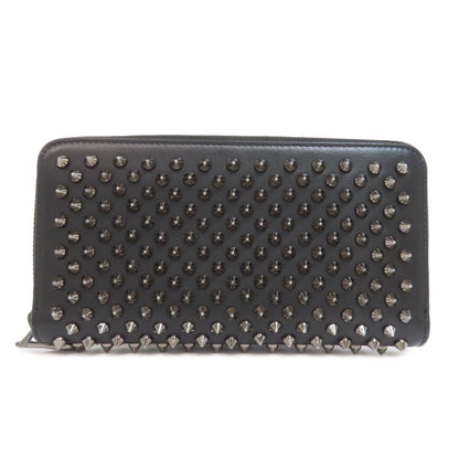 Christian Louboutin Studs Long wallet (with coin pocket) Calf Ladies [Used]