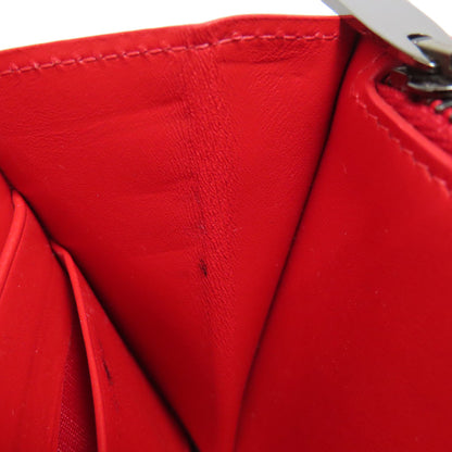 Christian Louboutin Studs Long wallet (with coin pocket) Calf Ladies [Used]