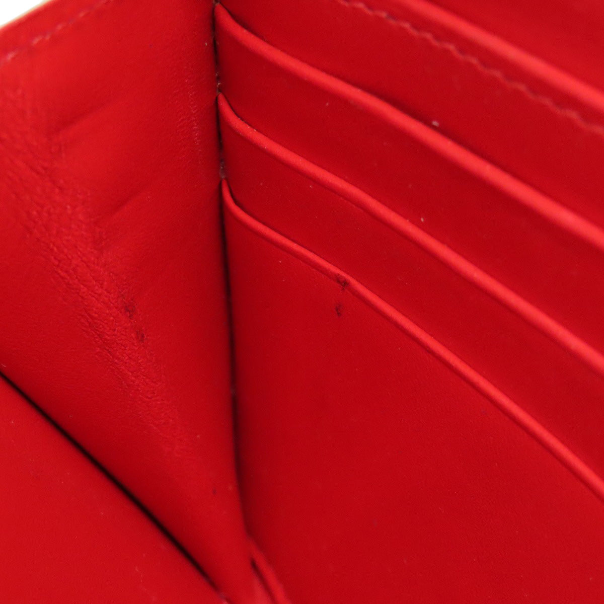 Christian Louboutin Studs Long wallet (with coin pocket) Calf Ladies [Used]