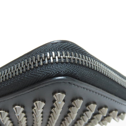 Christian Louboutin Studs Long wallet (with coin pocket) Calf Ladies [Used]