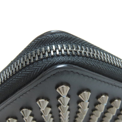 Christian Louboutin Studs Long wallet (with coin pocket) Calf Ladies [Used]