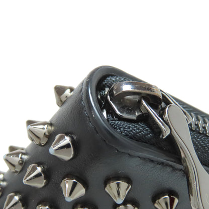 Christian Louboutin Studs Long wallet (with coin pocket) Calf Ladies [Used]