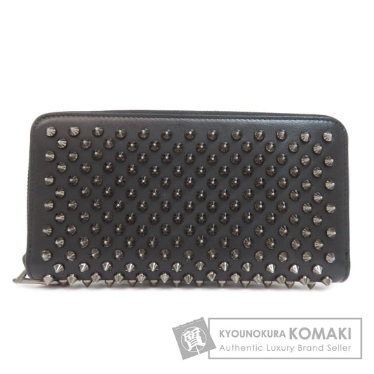 Christian Louboutin Studs Long wallet (with coin pocket) Calf Ladies [Used]