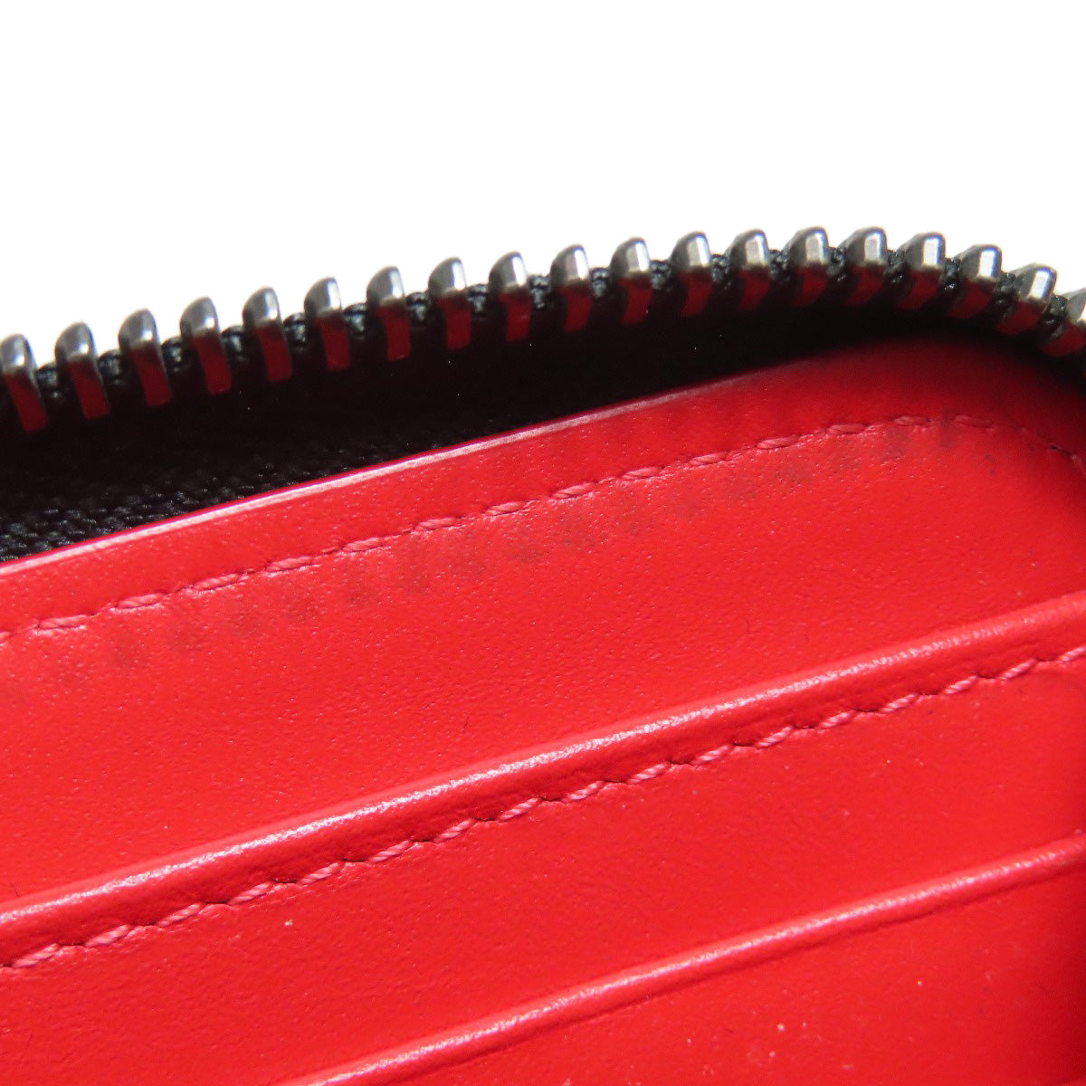 Christian Louboutin Studs Long wallet (with coin pocket) Calf Ladies [Used]