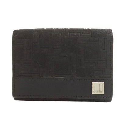 Dunhill logo coin purse Leather mens [Used]