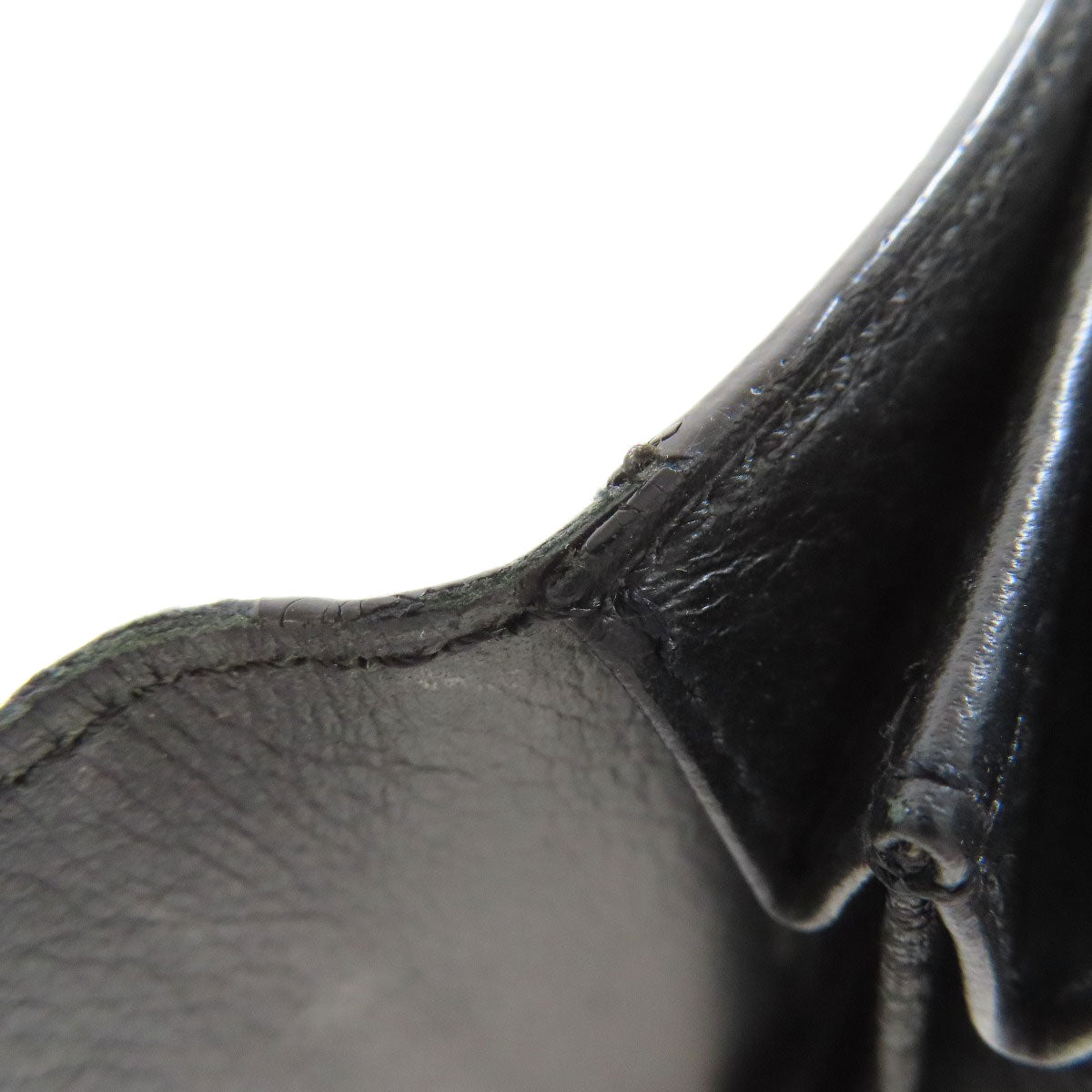 Dunhill logo coin purse Leather mens [Used]