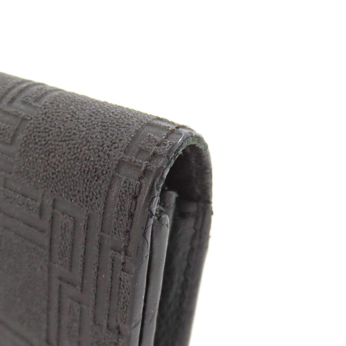 Dunhill logo coin purse Leather mens [Used]