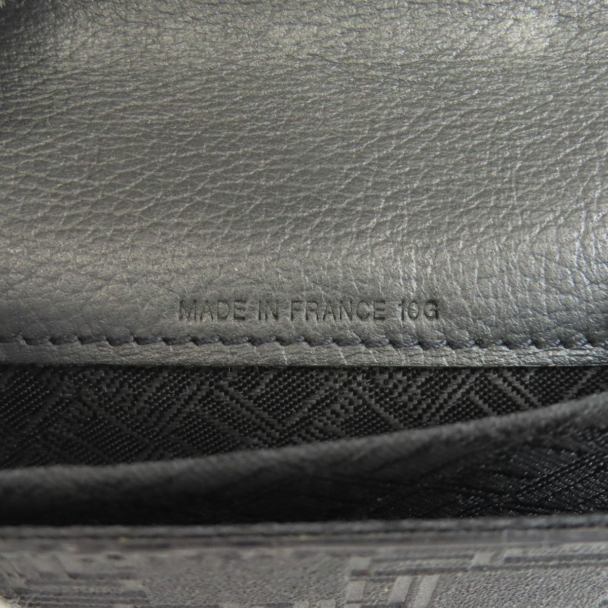 Dunhill logo coin purse Leather mens [Used]