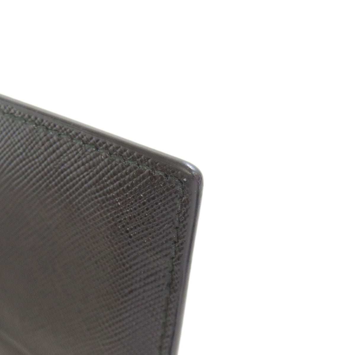 PRADA 2M1149 logo Card Case Safiano Ladies [Used]