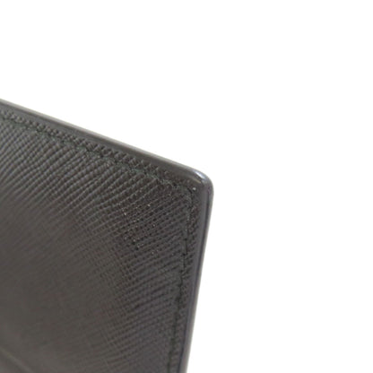 PRADA 2M1149 logo Card Case Safiano Ladies [Used]