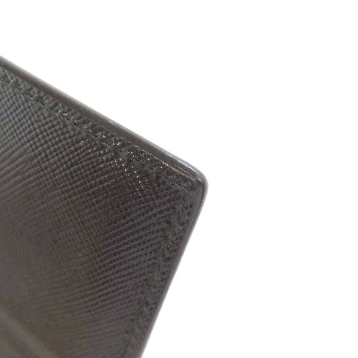 PRADA 2M1149 logo Card Case Safiano Ladies [Used]