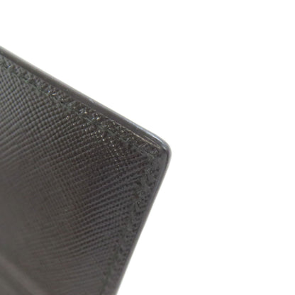 PRADA 2M1149 logo Card Case Safiano Ladies [Used]