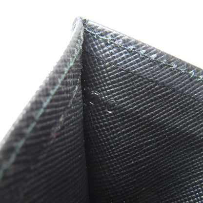 PRADA 2M1149 logo Card Case Safiano Ladies [Used]