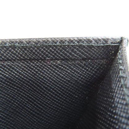 PRADA 2M1149 logo Card Case Safiano Ladies [Used]