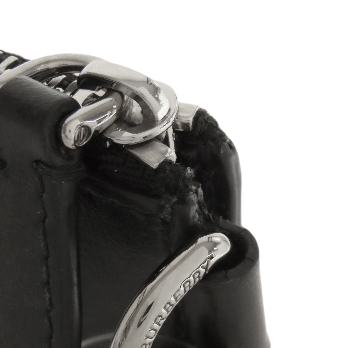 BURBERRY Card Case coin purse Leather Ladies [Used]