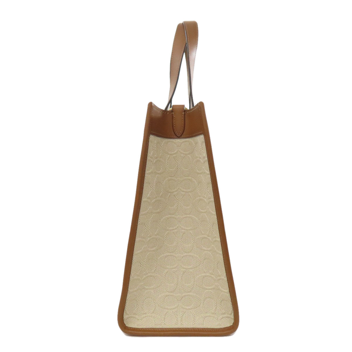 COACH 89165 Field Tote Signature 2WAY Handbag Canvas LeatherLadies [Used]