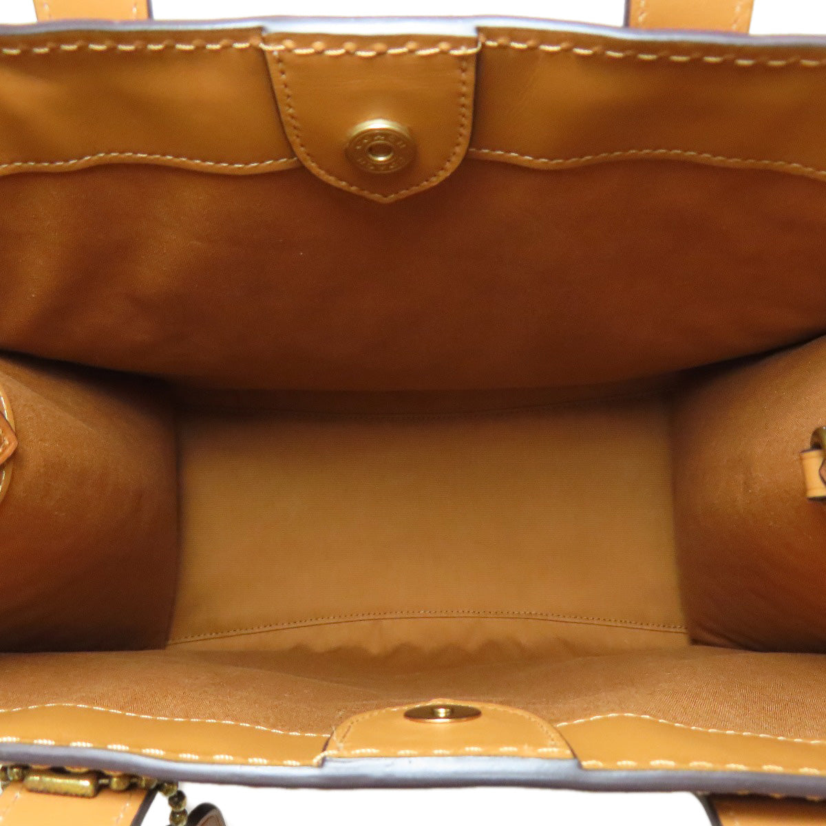 COACH 89165 Field Tote Signature 2WAY Handbag Canvas LeatherLadies [Used]