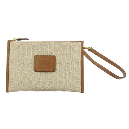 COACH 89165 Field Tote Signature 2WAY Handbag Canvas LeatherLadies [Used]