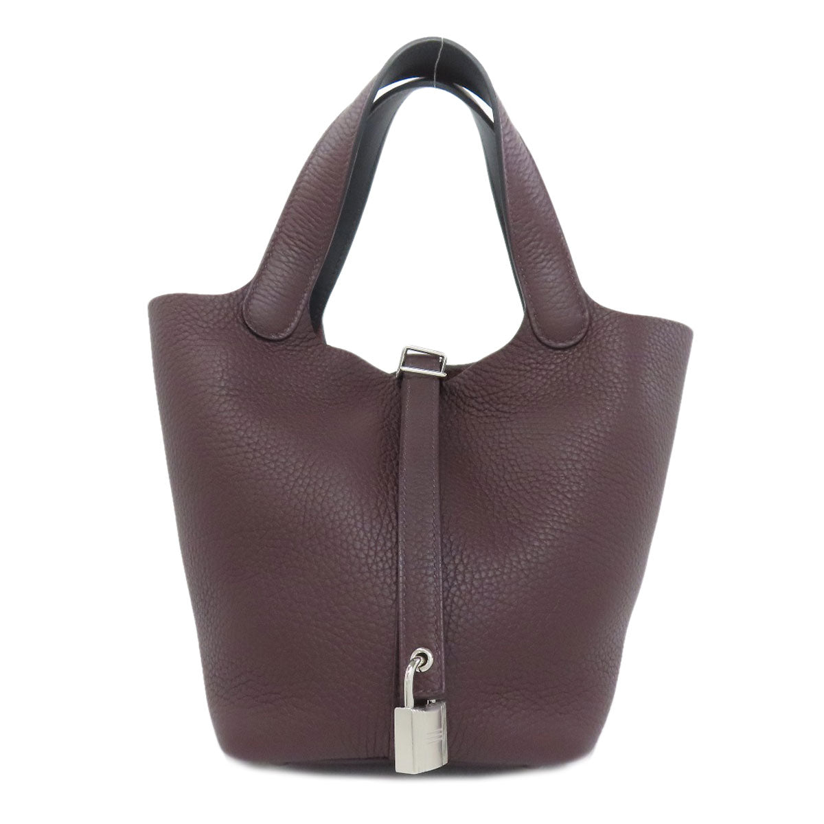 HERMES Picotin Lock PM Eclat SilverHardware Handbag Taurillon Clemence Ladies [Used]