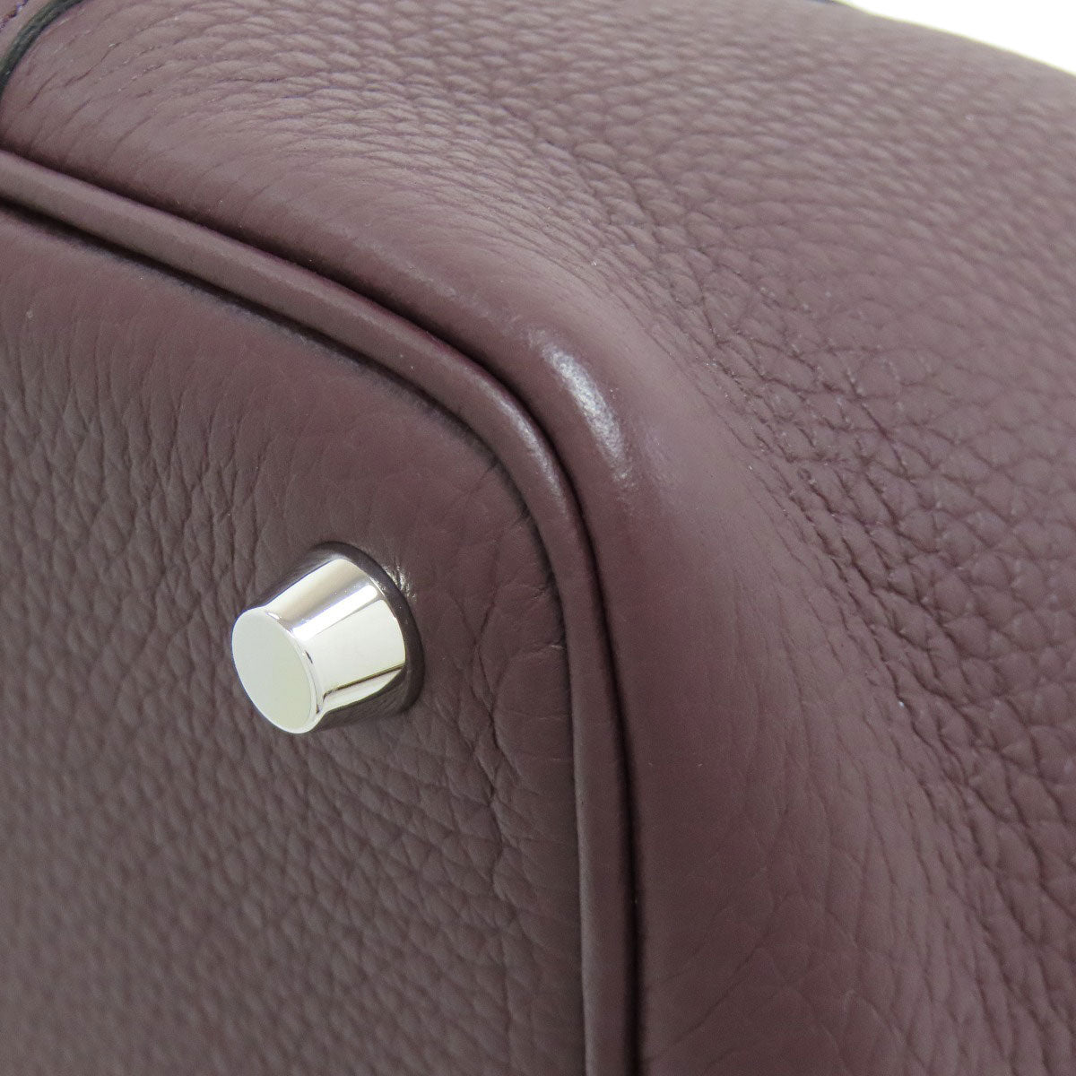 HERMES Picotin Lock PM Eclat SilverHardware Handbag Taurillon Clemence Ladies [Used]