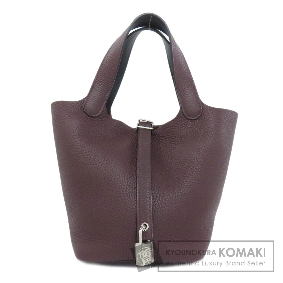 HERMES Picotin Lock PM Eclat SilverHardware Handbag Taurillon Clemence Ladies [Used]