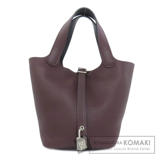 HERMES Picotin Lock PM Eclat SilverHardware Handbag Taurillon Clemence Ladies [Used]