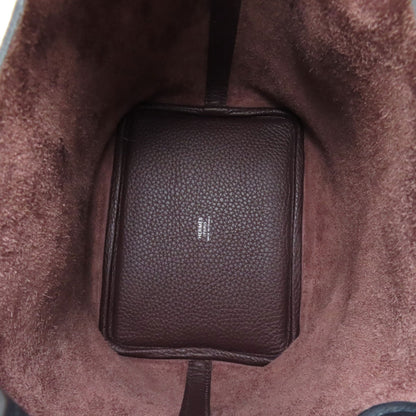 HERMES Picotin Lock PM Eclat SilverHardware Handbag Taurillon Clemence Ladies [Used]