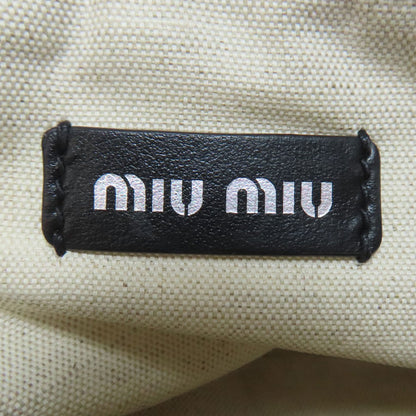 MIUMIU IVY Mesh Tote Tote Bag Canvas Ladies [Used]