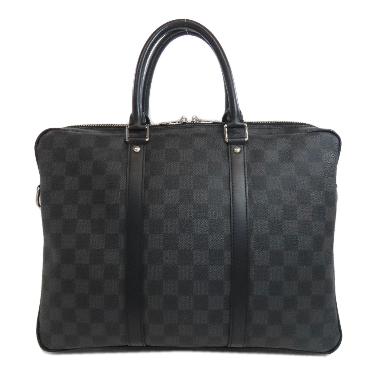 ルイヴィトン N41478 ポルト ドキュマン・ヴォワヤージュPM ビジネスバッグ ダミエキャンバス メンズ 【中古】【LOUIS VUITTON】