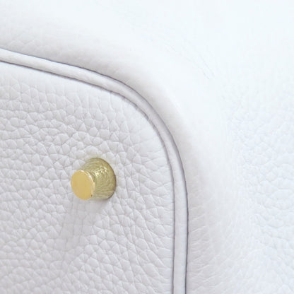 HERMES Picotin Lock MM GoldHardware Handbag Taurillon Clemence Ladies [Used]