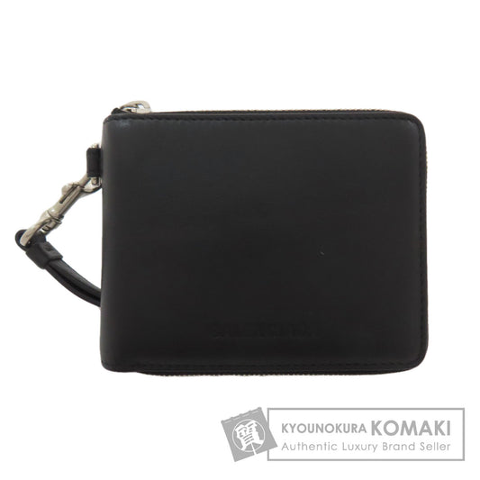 BALENCIAGA 659224 Essential Mini Wallet Bifold Wallet with Coin Pocket Calf Ladies [Used]