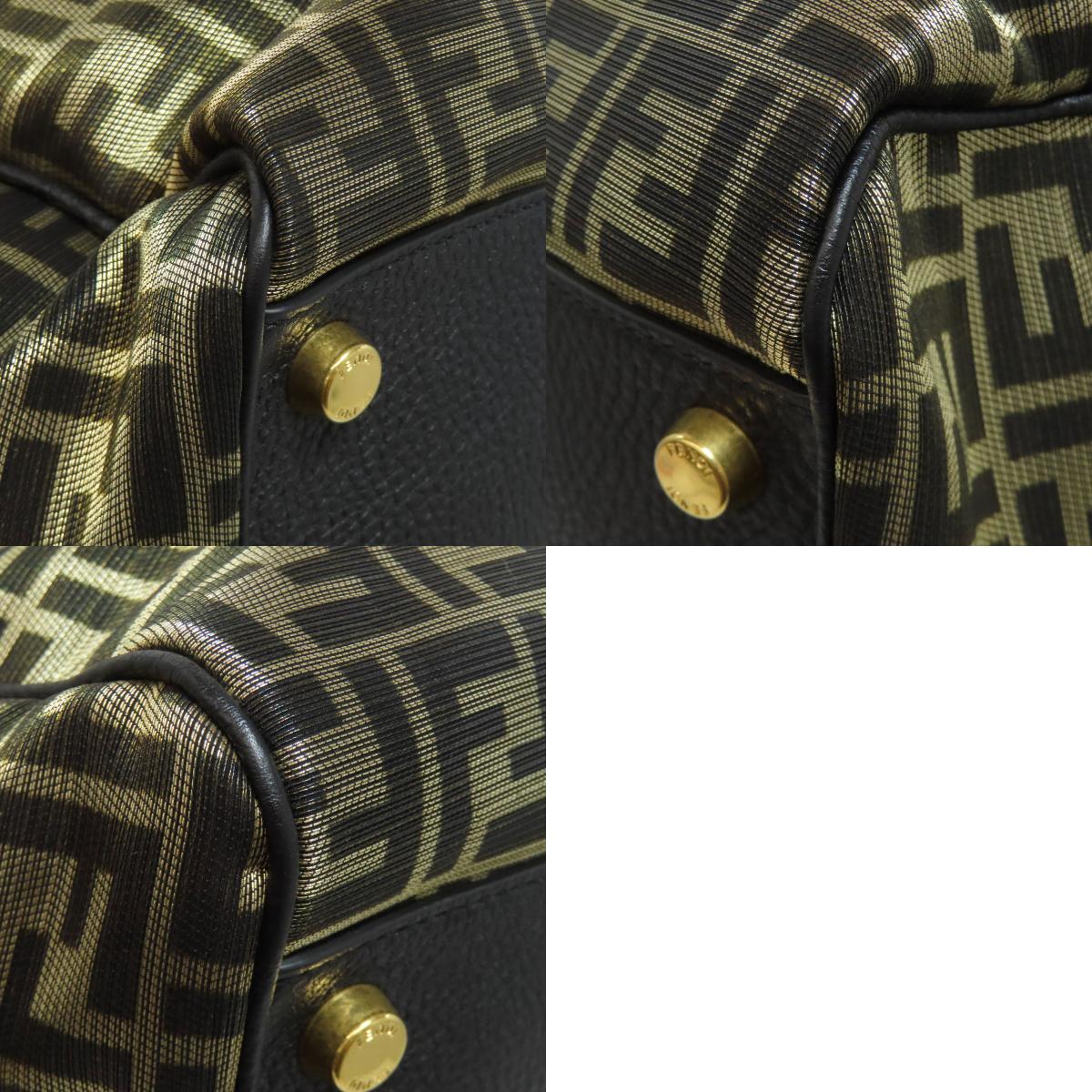 FENDI Zucca pattern 2WAY Boston bag PVC Ladies [Used]