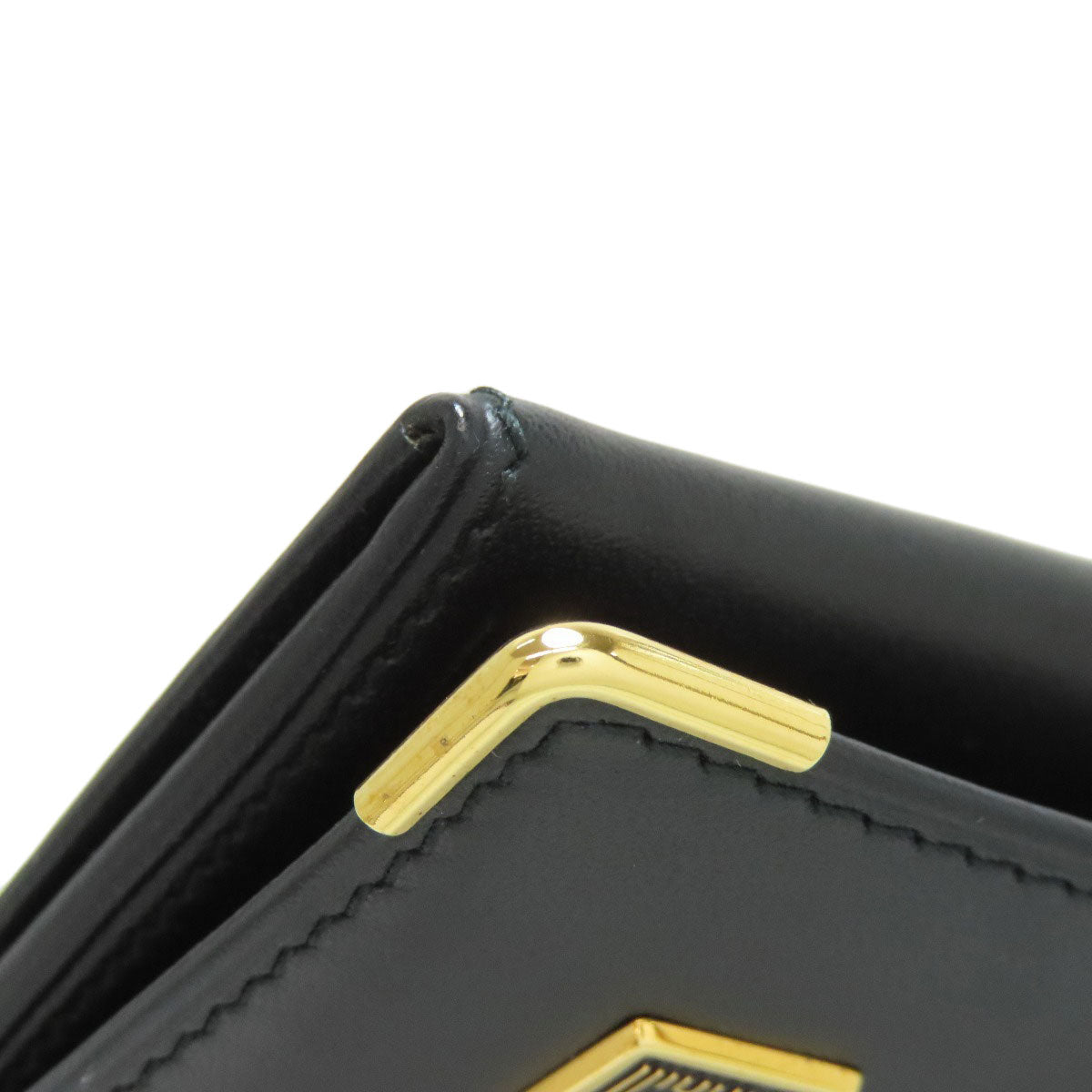 Dunhill logo Long wallet (with coin pocket) Leather Ladies [Used]