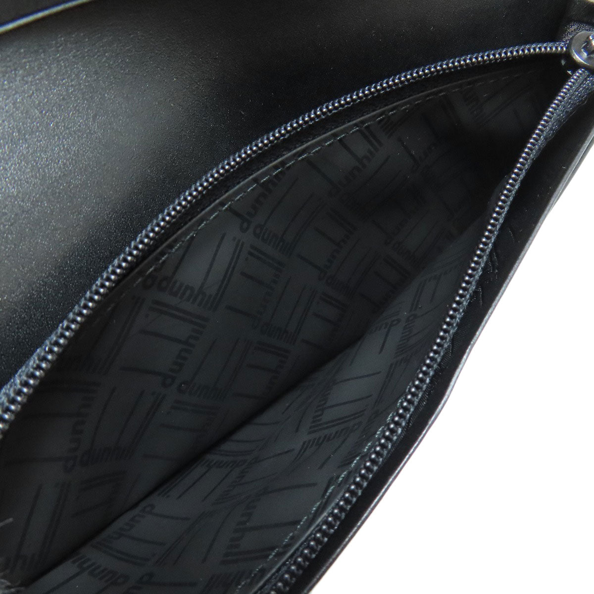 Dunhill logo Long wallet (with coin pocket) Leather Ladies [Used]