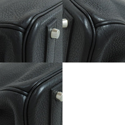HERMES Birkin 40 SilverHardware Handbag Taurillon Clemence Ladies [Used]