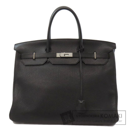 HERMES Birkin 40 SilverHardware Handbag Taurillon Clemence Ladies [Used]