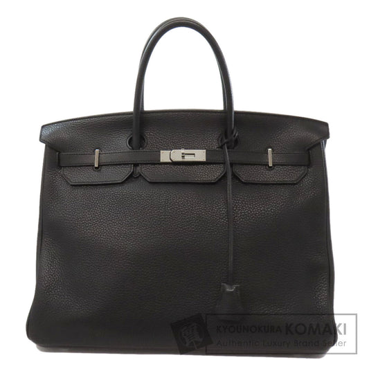 HERMES Birkin 40 SilverHardware Handbag Taurillon Clemence Ladies [Used]