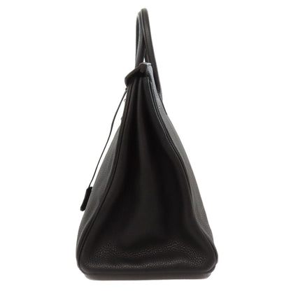 HERMES Birkin 40 SilverHardware Handbag Taurillon Clemence Ladies [Used]