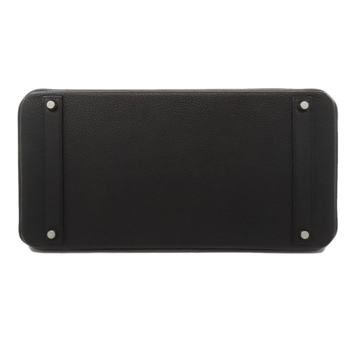 HERMES Birkin 40 SilverHardware Handbag Taurillon Clemence Ladies [Used]