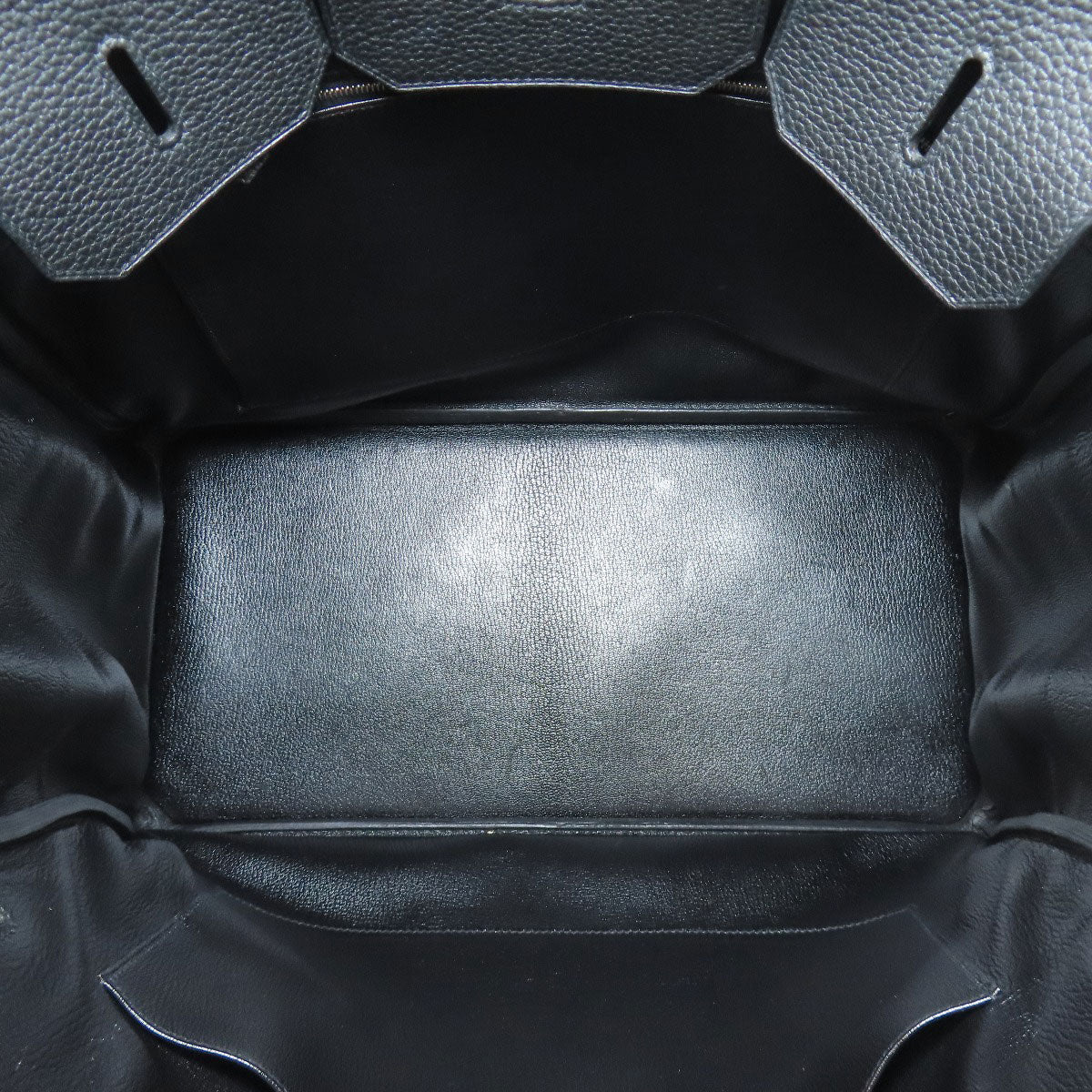 HERMES Birkin 40 SilverHardware Handbag Taurillon Clemence Ladies [Used]