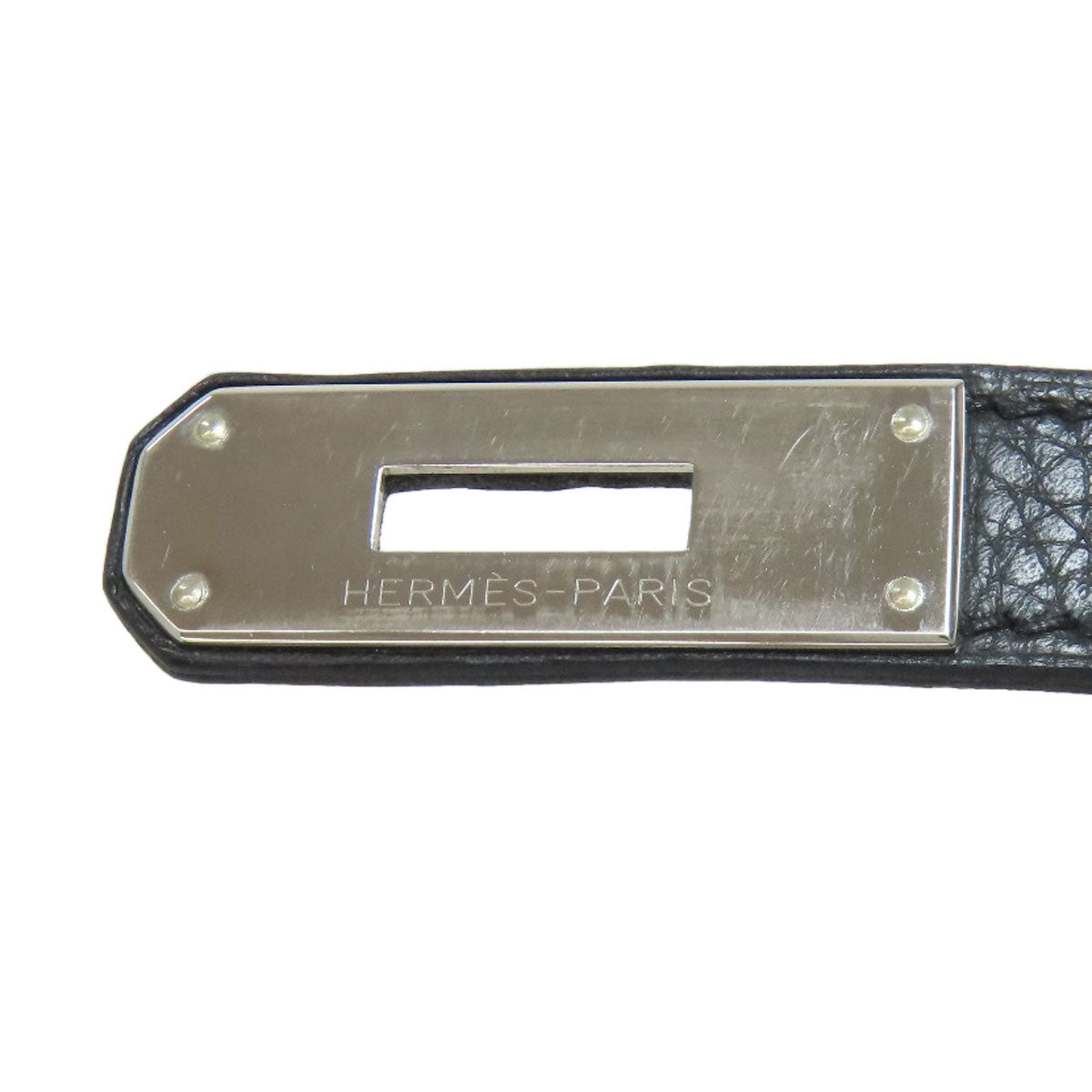 HERMES Birkin 40 SilverHardware Handbag Taurillon Clemence Ladies [Used]