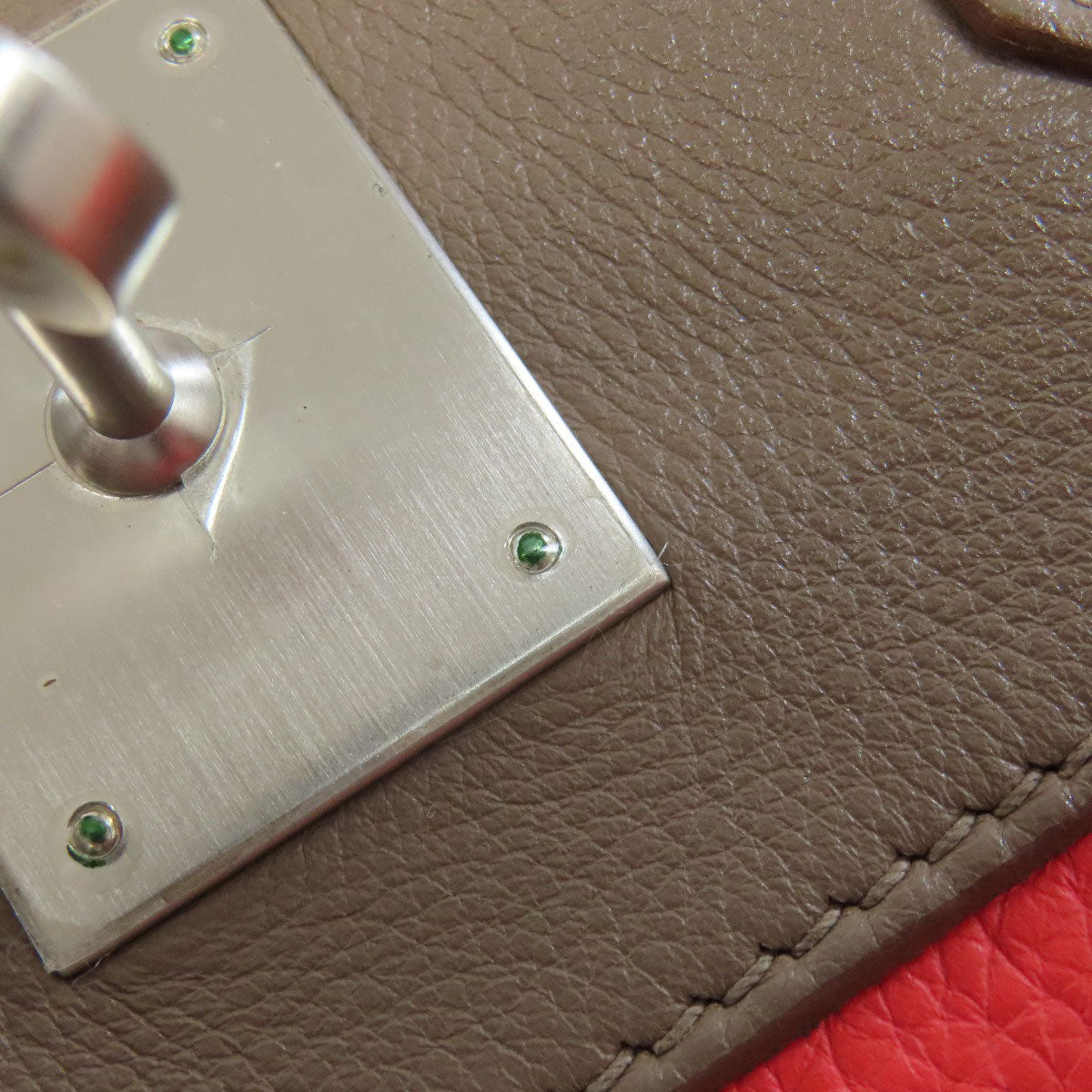 HERMES Birkin 30 Kazak SilverHardware Handbag Taurillon Clemence SwiftLadies [Used]