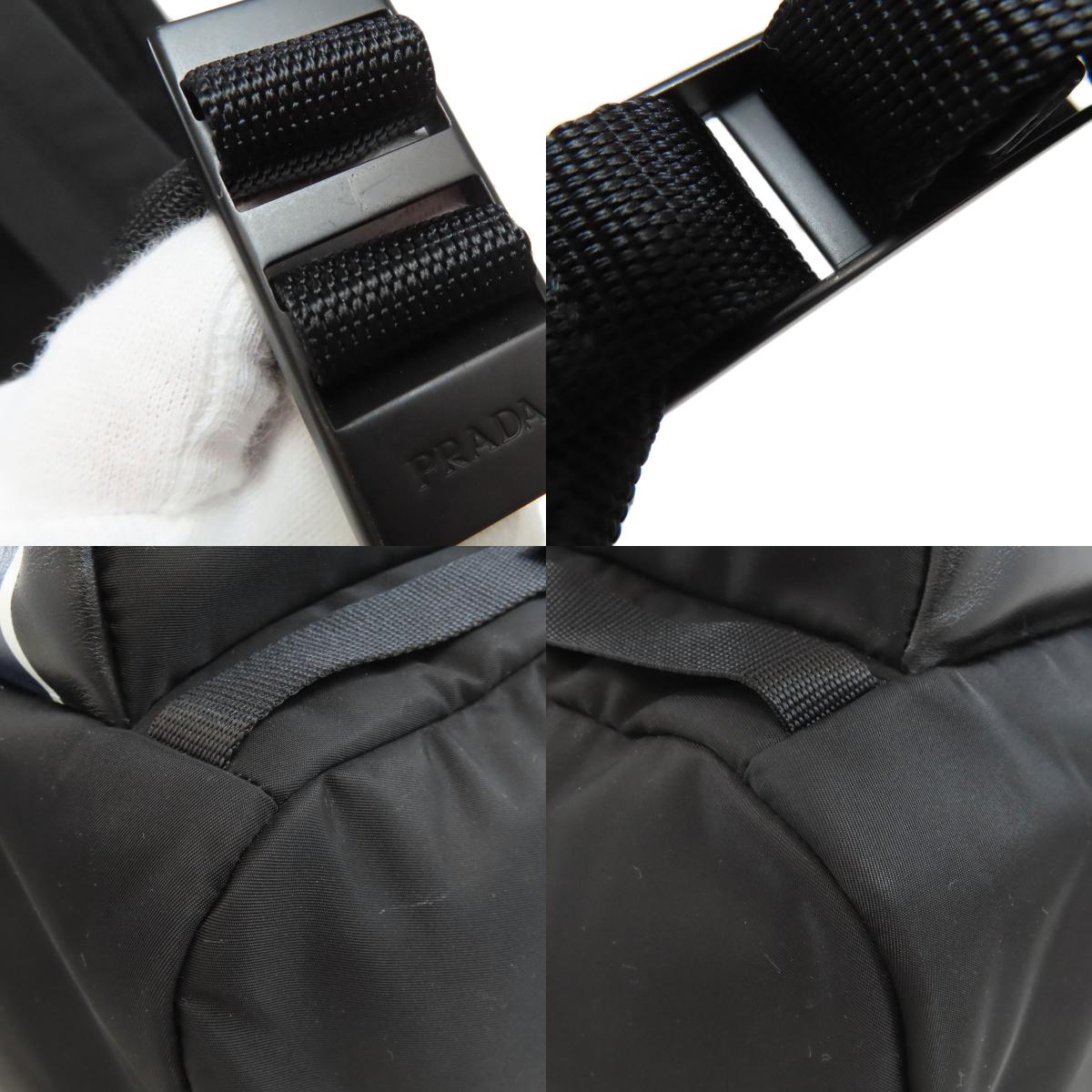 PRADA Logo Hardware Backpack Â· Daypack Calf Ladies [Used]