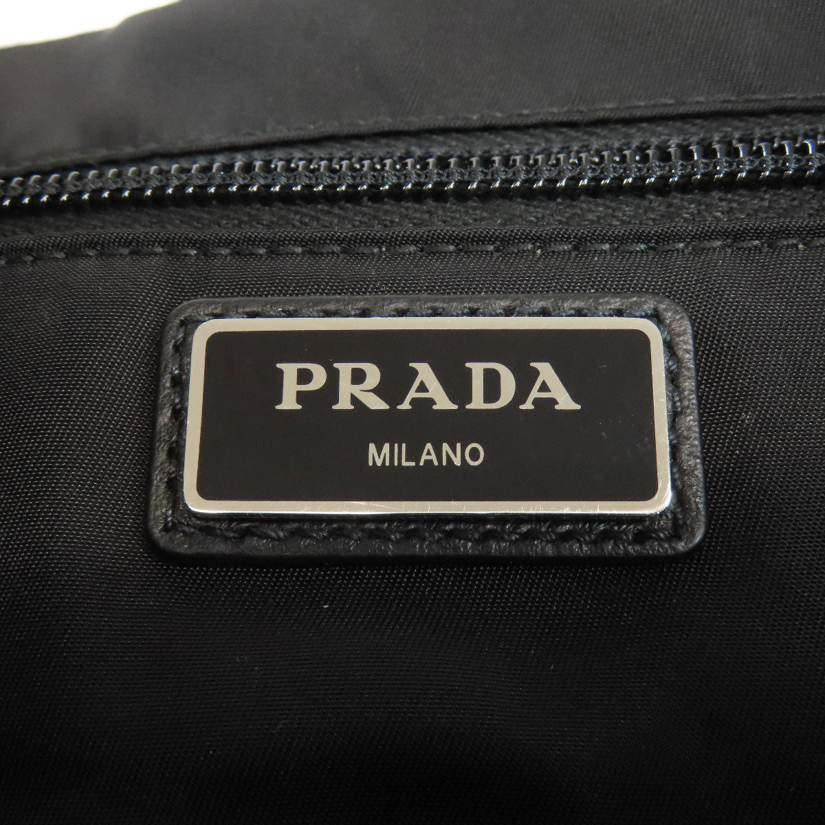 PRADA Logo Hardware Backpack Â· Daypack Calf Ladies [Used]