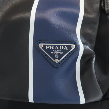 PRADA Logo Hardware Backpack Â· Daypack Calf Ladies [Used]